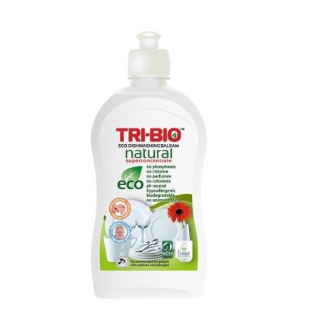 TRI-BIO Ekologiczny skoncentrowany balsam do mycia naczyń 420ml